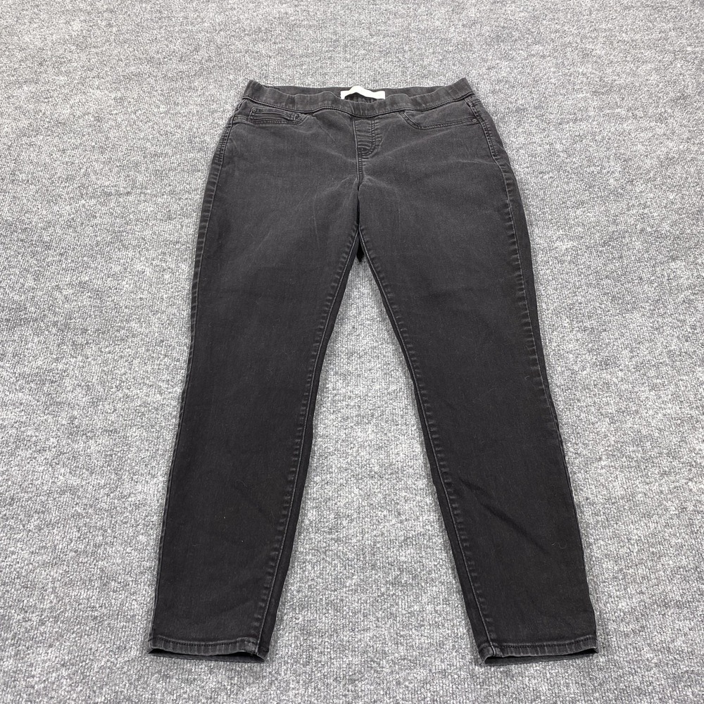 Levis Jeans Teens 14M Black Charcoal Signature Wash Skinny Slim 32x30
